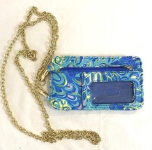 Lilly Pulitzer Blue, Green, Pink Pattern Cellphone Purse - $18.99