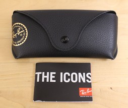 Ray Ban Black Pebble Sunglasses Snap Luxottica Soft CASE ONLY w/ The Ico... - $10.72 CAD