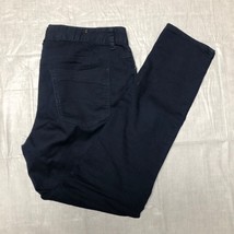 Rue 21 Pants Womens 13-14 Navy Blue Cotton Blend Slacks Jeggings - £11.50 GBP