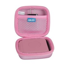 Hard Travel Case For Ucomx Nano 3 In 1 Wireless Charger (Pink) - £20.29 GBP