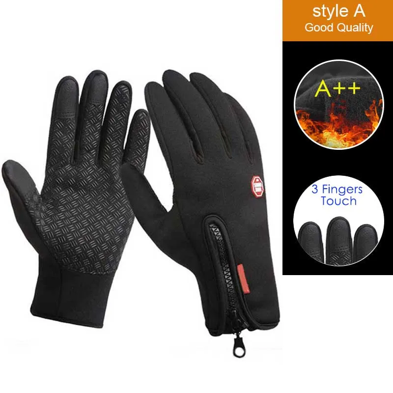 Cle warm touchscreen full finger glove waterproof outdoor bike skiing motorcycle riding thumb200