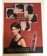 1998 Vidal Sassoon Hairspray Vintage Print Ad Advertisement  PA3 - $7.91