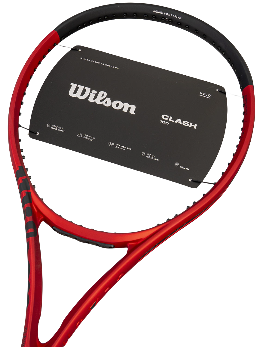 Wilson Clash 100 V2.0 Tennis Racket Racquet 100sq 295g 16x19 G2 1pc Unst... - $299.61