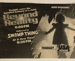 Beyond Reality Swamp Thing Tv Guide Print Ad USA Network TPA15 - £4.73 GBP