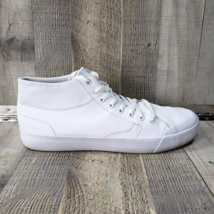 DC Shoes Evan Smith Hi Top Leather Skate Shoes Chukka White (Men&#39;s US Si... - $39.55