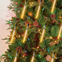 Warm White Christmas Tree Lights, 360 Led 4 Inch 18 Tubes Waterproof Met... - $22.99