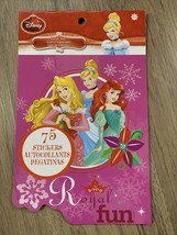 Disney Princess Royal Fun Sticker Pad Book Licensed Stickers Lot - £5.61 GBP