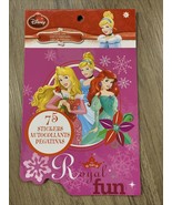 Disney Princess Royal Fun Sticker Pad Book Licensed Stickers Lot - £5.54 GBP
