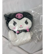 Veakeqe 10” Kuromi-Inspired Plush Toy Cute Pink Skull Black White Character - $18.31 CAD
