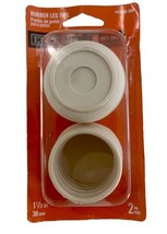 Everbilt 1-1/2” 2 Pack Off-White Rubber Leg Caps Tips Anti-Skid Furnitur... - $143.18 MXN