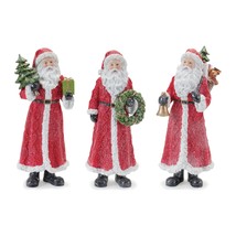 Santa (Set of 3) 15&quot;H Resin - £96.35 GBP