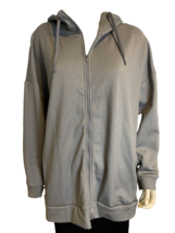 Nike Gray Fleece Hooded Jacket Size 3X - $28.49