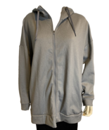 Nike Gray Fleece Hooded Jacket Size 3X - €24,30 EUR