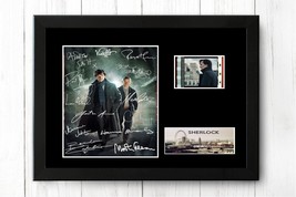 Sherlock Framed Film Cell  Display Stunning New Signed Benedict Cumberbatch - £14.86 GBP
