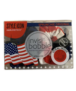  Invisibobble Sprunchie Spiral Hair Ring Americana Athleisure Duo Strong... - $11.87