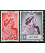ZAYIX Aden 30-31 MLH Silver Wedding Issue - Royal Wedding 033023S149 - £21.38 GBP