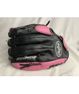 Rawlings Fast Pitch Softball Glove Black Pink Leather FP22SB 12 Inch Rig... - £15.56 GBP