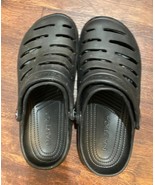 NAUTICA River Edge Youth UNISEX M7 W9 Croc Style Clog Slides Shoes Black - $14.99