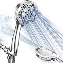 Anti-Clogging Shower Head, 10 Functions High Pressure Shower Head With Handheld  - £23.13 GBP