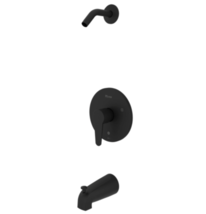 Pfister R89-070B Pfirst Modern 1-Handle Tub &amp; Shower Trim Kit - Matte Black READ - £76.65 GBP