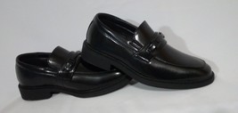 Madison Avenue Boys Slip On Dress Shoes Black Size 13 M - $32.59