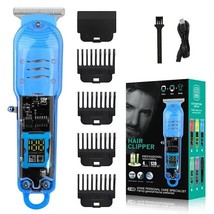 Hair Clippers Trimmers LED Pro Cutting Beard Cordless Barbers Shaving Machine US - $14.99