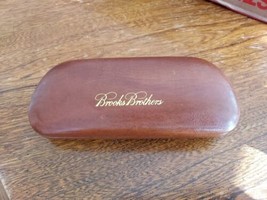 Brooks Brothers Hard Clamshell Case EMPTY Eyeglass Case Glasses Sunglasses ITALY - $9.49