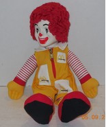 Vintage 1984 Ronald McDonald Plush Cloth Doll Vinyl Head 15” McDonald’s ... - £54.42 GBP