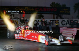4x6 Color Photo CORY MAC Night Launch Larry Minor McDONALD&#39;S Fuel Dragster    - £2.16 GBP