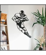 LaModaHome Football Player v.2 70x95 cm[27.5&quot;x37.4&quot; in] Metal Wall Art,W... - £99.68 GBP