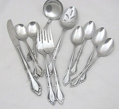 ROGERS CO. KOREA STANLEY ROBERTS AUBERGE STAINLESS flatware 11 PIECES MISC. - $14.40