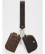 LULULEMON Dual Pouch Wristlet~Leopard/Brown/Gold~NWT~USPS - €110,74 EUR