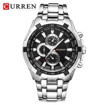 Curren 8023 Quartz Watch Men Waterproof Sport Military Watches Mens Business Sta - $28.99