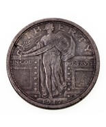 1917 25C Standing Liberty Quarts T1 Extra Fine XF Condition, Nice Detail... - $251.95 CAD