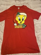 Looney Tunes Red Tweety Bird Sleep Shirt Nightgown Plus Size 1X - £14.88 GBP