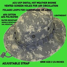 NEW HUNTER STARS MILITARY STYLE ACU PATTERN BOONIE SUN HAT IN MULTIPLE S... - $21.67 CAD+