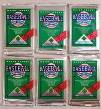 1990 Upper Deck Baseball Lot of 6 (Six) Sealed Unopened New Packs*** - $18.88
