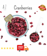 Organic Premium Dried Natural Cranberries توت بري مجفف - $23.56 CAD+