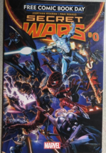 SECRET WARS #0 (2015) Marvel Comics with glossy cardstock poster insert FINE - £11.86 GBP