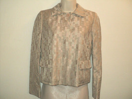 NEW Linda Allard Ellen Tracy Suit Jacket Petite 2 Peach-Tan Blazer - £37.78 GBP