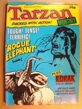 Tarzan 4 E.R. Burroughs Rogue Elephant Uk Ed Korak 1978 - £5.35 GBP