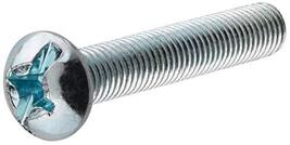 Zinc Round Head Combination Machine Screw 1/4&quot; x 2-1/2&quot; - $42.43 CAD