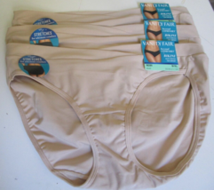 3 Vanity Fair beyond Comfort Bikini Style 18291 Size 8 Nude - $19.75