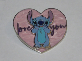 Disney Trading Brooches 154129 DLP - Couture - Lilo & Stitch - Valentine-
sho... - $28.03