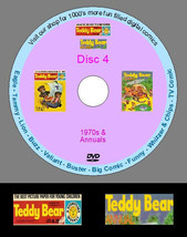 Teddy Bear Children&#39;s Comic Set - 1970s &amp; Annuals on DVD. UK Classic Comics - £4.73 GBP