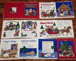 Merry Christmas Songbook Soft Book Fabric Panel DIY Craft Sewing VIP Fab... - $9.83
