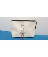 RABBIT BAG, COSMETIC Zip Bag, Bunny Lover Gift, Make up Pouch, Cute Pouc... - $17.83 CAD