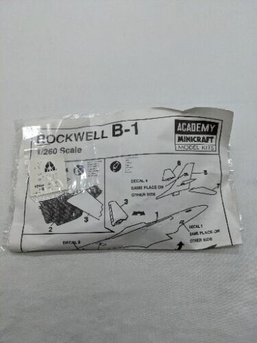 *NO Box* Rockwell B-1 1/260 Scale Academy Minicraft Model Kits - $17.82