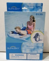 Sun &amp; Sky Inflatable Dolphin Pool Float New 2018 Summer  - £21.89 GBP