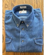 Sold by Nordstrom Brass Connection Button Down Long Sleeve XL 18-20 Casu... - $19.95